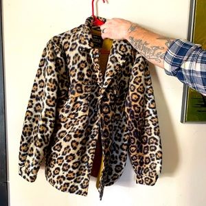 Vintage faux fur thermal jacket